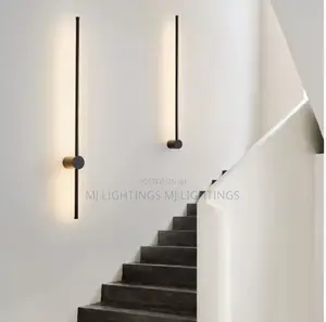 Photo - Nordic Art Design Minimalist Long Line Wall Lamps