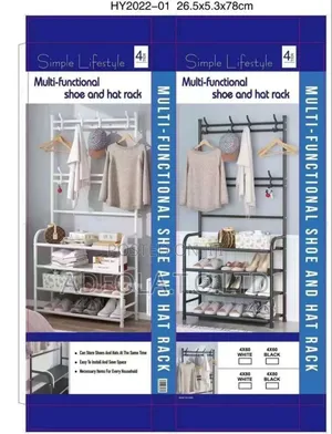 5 Layers Big Multifunctional Show and Hat Rack.