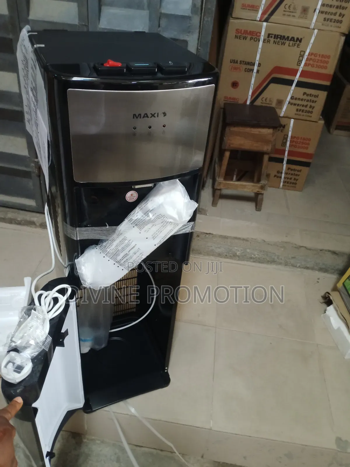 3 Faucet(Hot,Cold, Normal), Bottom Loading Maxi Dispenser