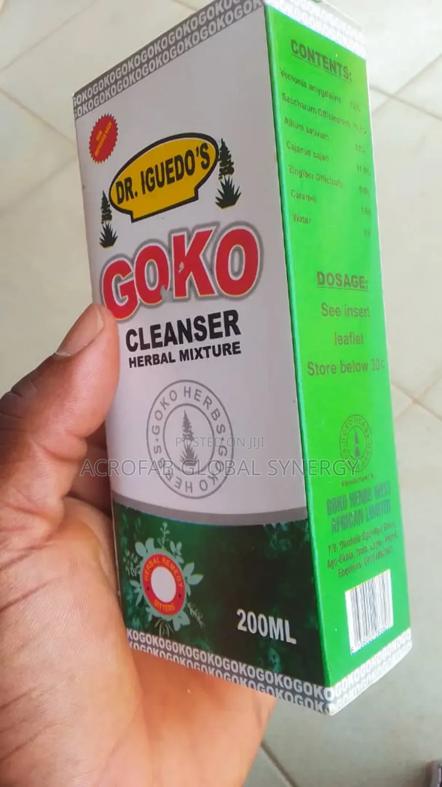 Dr Iguedo Goko Cleanser