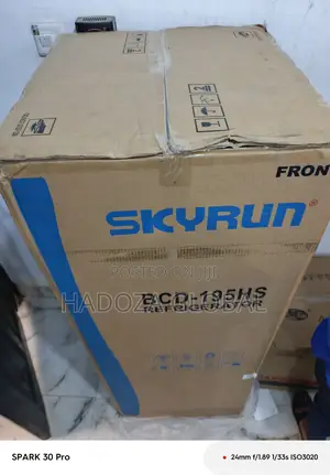 195l Chill Unit - Skyrun Fridge + Freezer Combo Dual Door