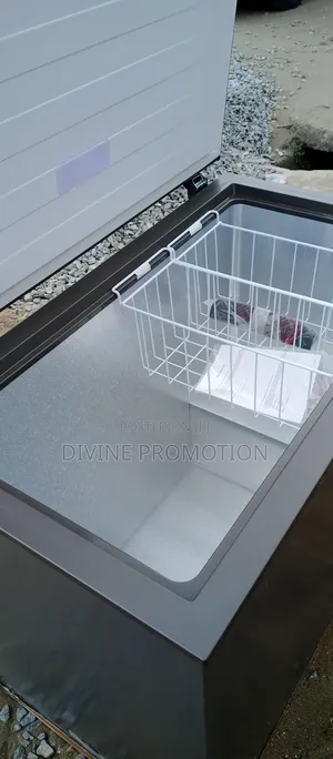 250 Liters Hisense Chest Freezer With Double Baskets.