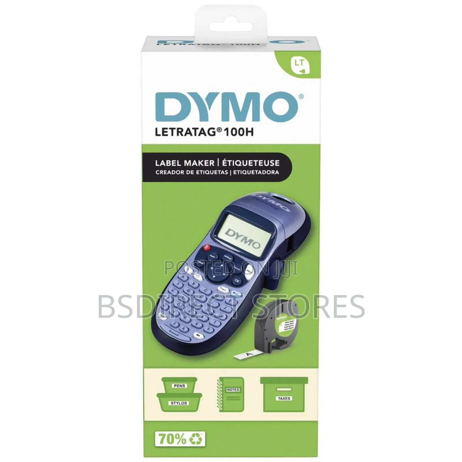 Dymo Letra Tag 100 H Handheld Labelmaker Black