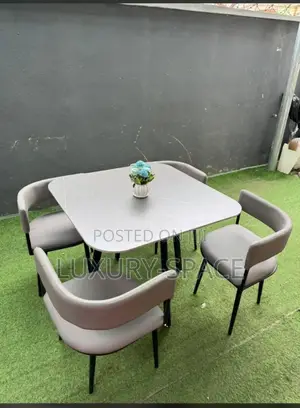 Modern Marble 4 Seater Dining Set