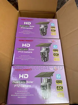 Ptz 4g Sim Card Ubox Cctv Alert Camera 360° Outdoor System