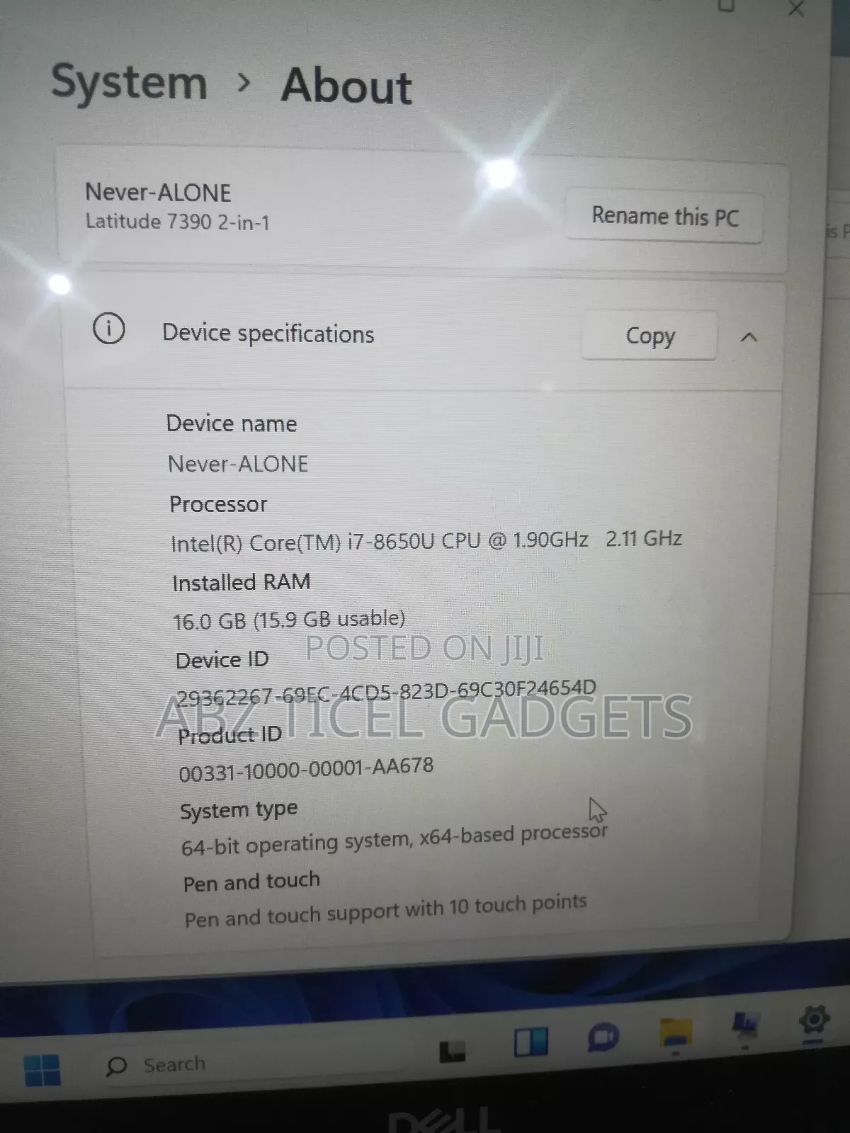 Laptop Dell Latitude 7390 16GB Intel Core I7 SSD 512GB