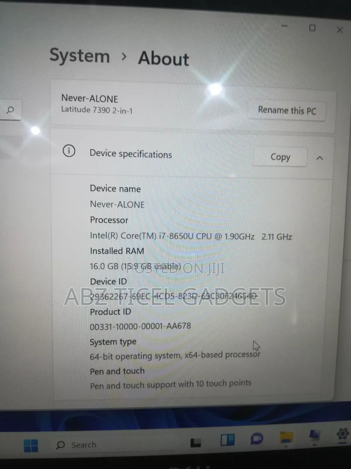 Laptop Dell Latitude 7390 16GB Intel Core I7 SSD 512GB