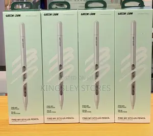 Green Lion Find My Stylus Pencil - White