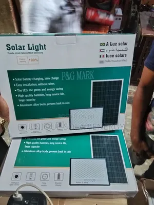 300w Solar Flood Light With Panel