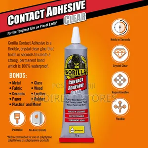 Gorilla Contact Adhesive Clear, 20ml - All-Purpose Glue