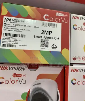 Ds-2ce70dfot-LPFS Hikvision 2mp Analog Colorvu Audio Camera