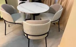 3seater Dining Set +A Wooden Board Table Top With Quality