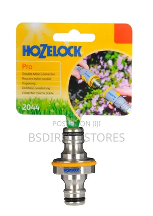 Hozelock 2044 Pro Metal Double Male Connector 12.5mm (1/2in)