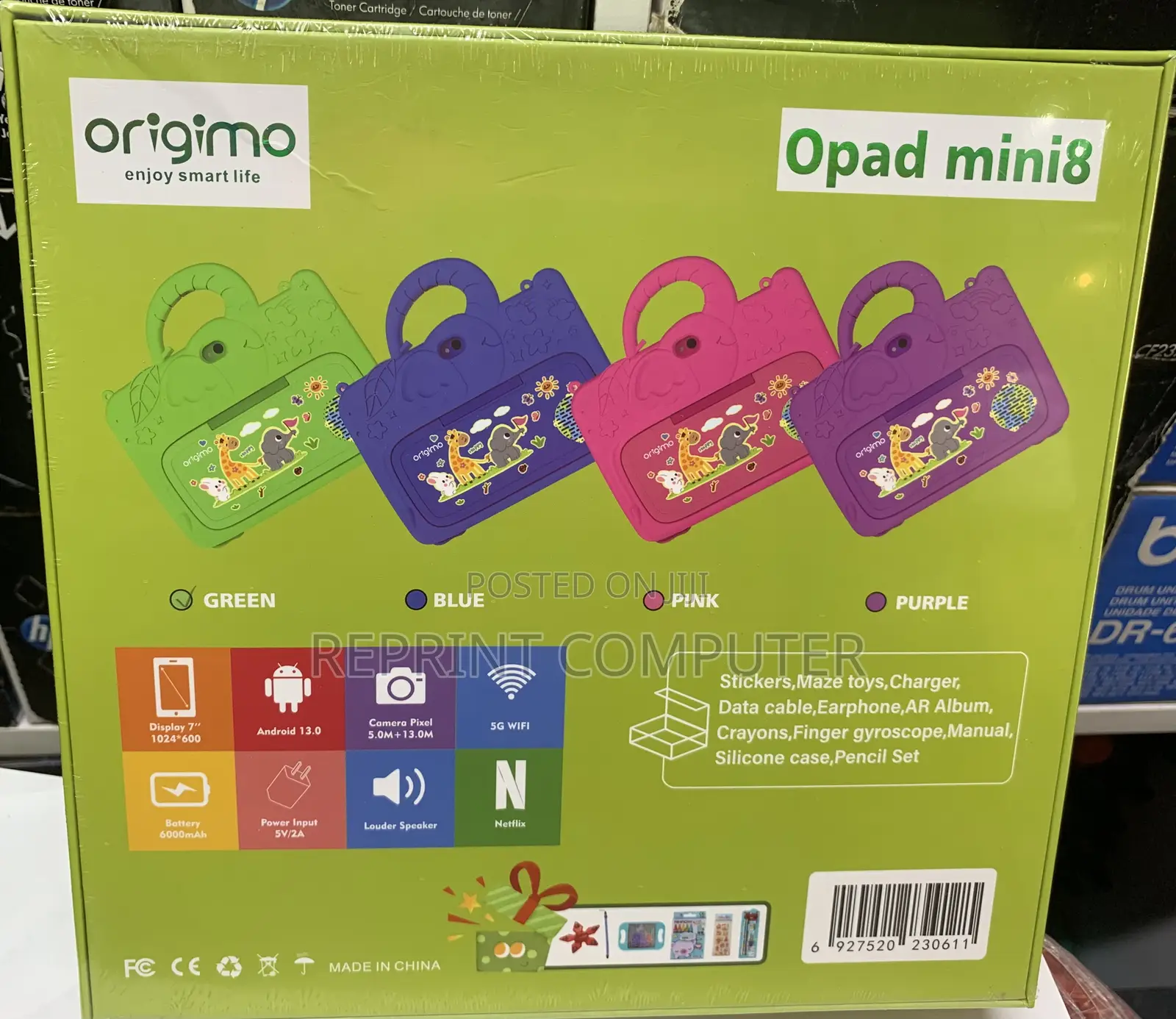 New Origimo Opad 88 256 GB Green