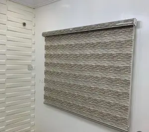 Unique Grey Stripes Day and Night Blinds