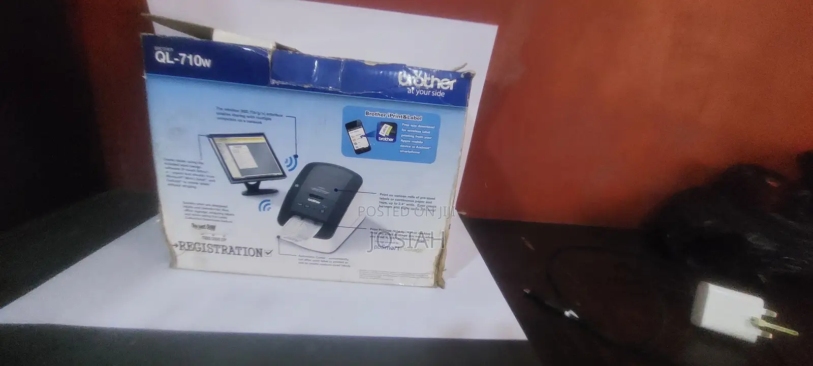 Brother Label Printer With Wireless Networking (Ql710w)