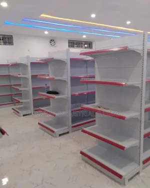 Photo - Supermarket Shelves Single and Double