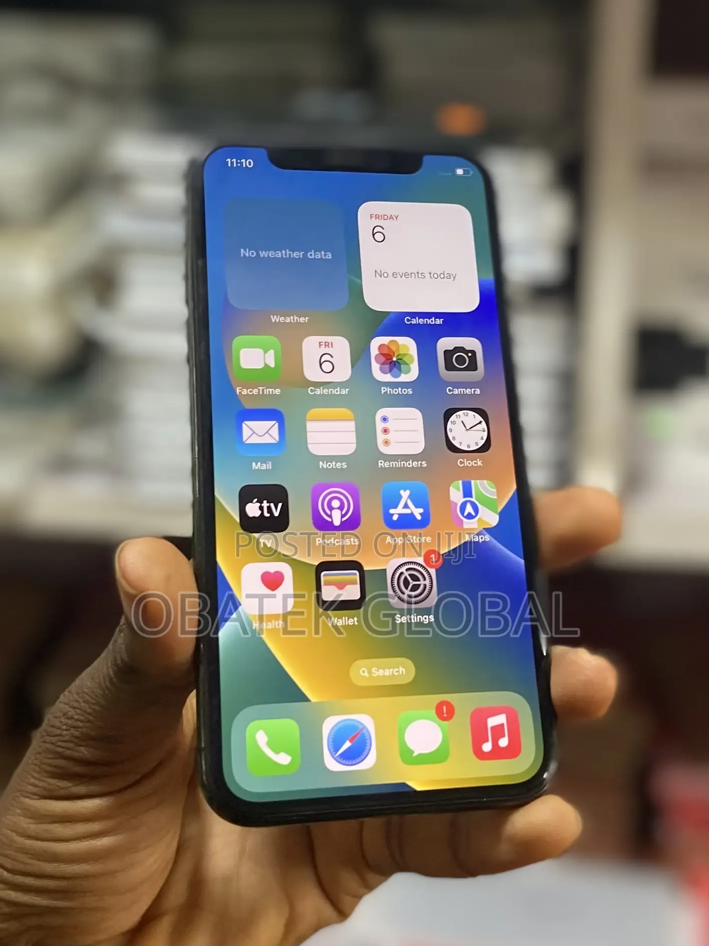 Apple iPhone X 256 GB Black
