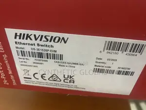 Hikvision Ethernet 24port Switch Model: Ds-31526p-Ei/M