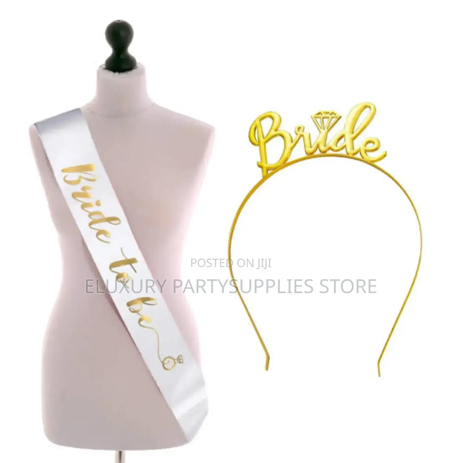 Bride Sash and Tiara