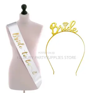 Bride Sash and Tiara