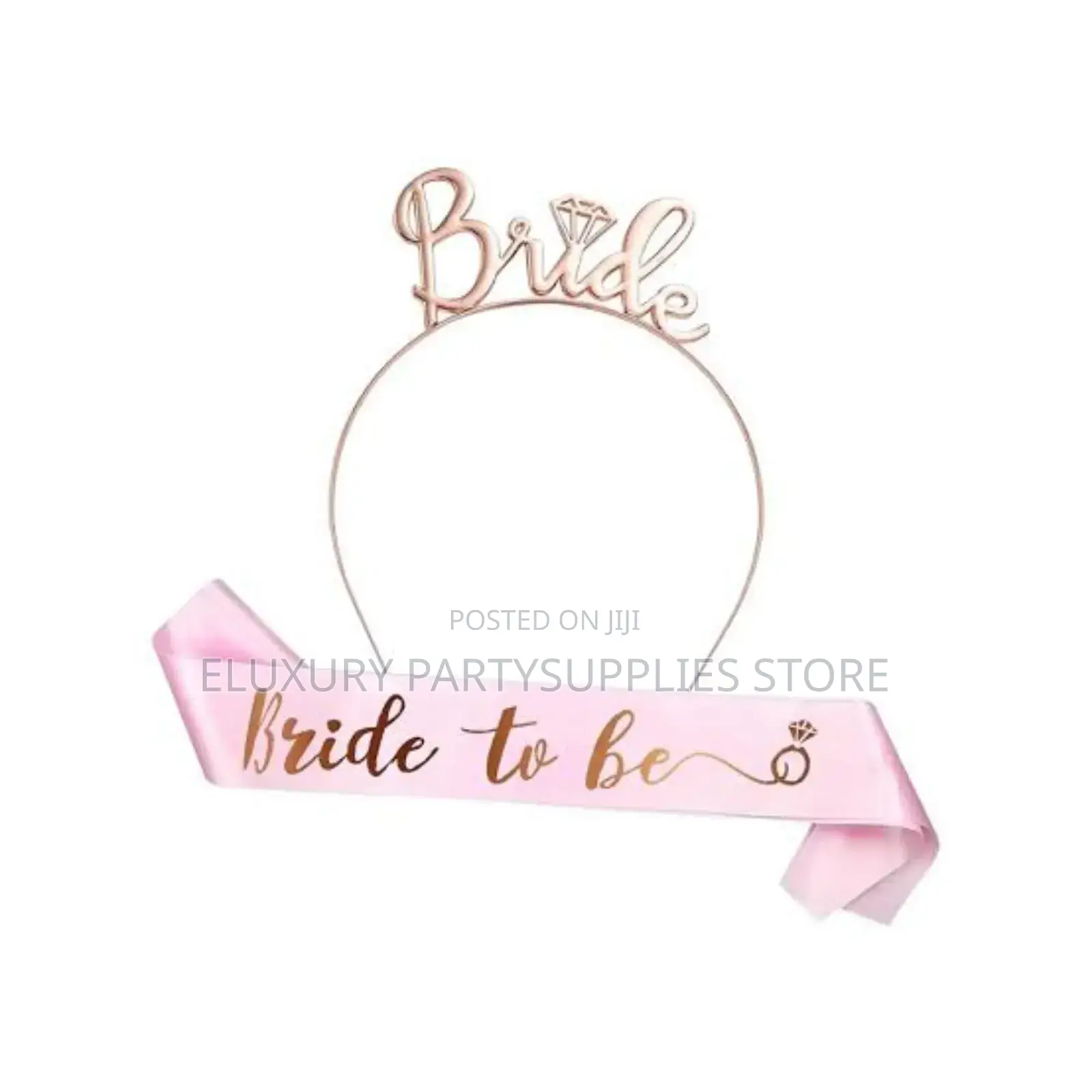 Bride Sash and Tiara