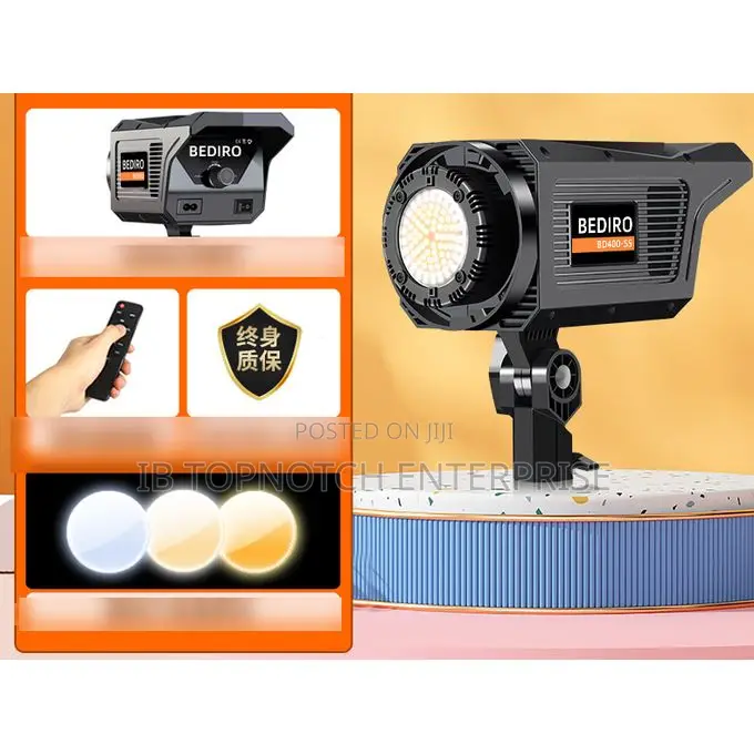 Transform Your Visuals: 400w 3-color Light Photo Video Kit
