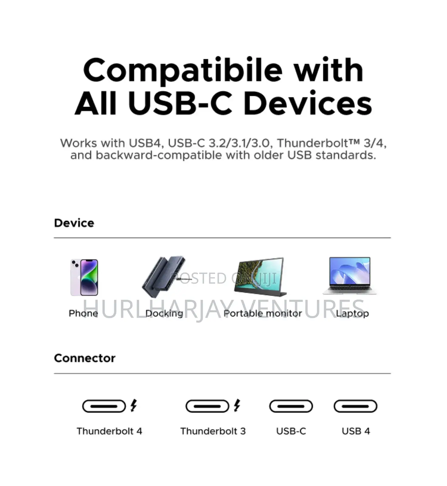 Ugreen 240w Display Thunderbolt Pd Cable