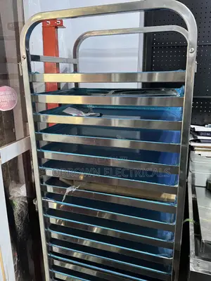 Stainless Steel Tray Rack Trolley