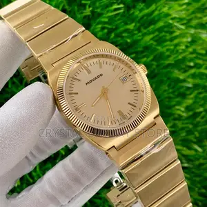Movado Quality Luxury Men Chain Strap Wristwatch