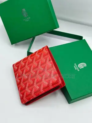 Goyard Quality Luxury Men Genuine Leather Wallet