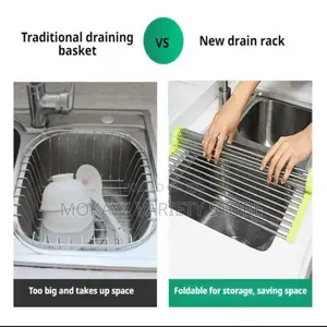 Foldable Multipurpose Sink Drain Rack