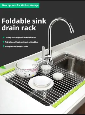 Foldable Multipurpose Sink Drain Rack