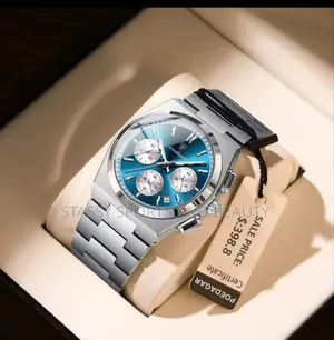 Poedagar Chronograph Chain Wristwatch With Box