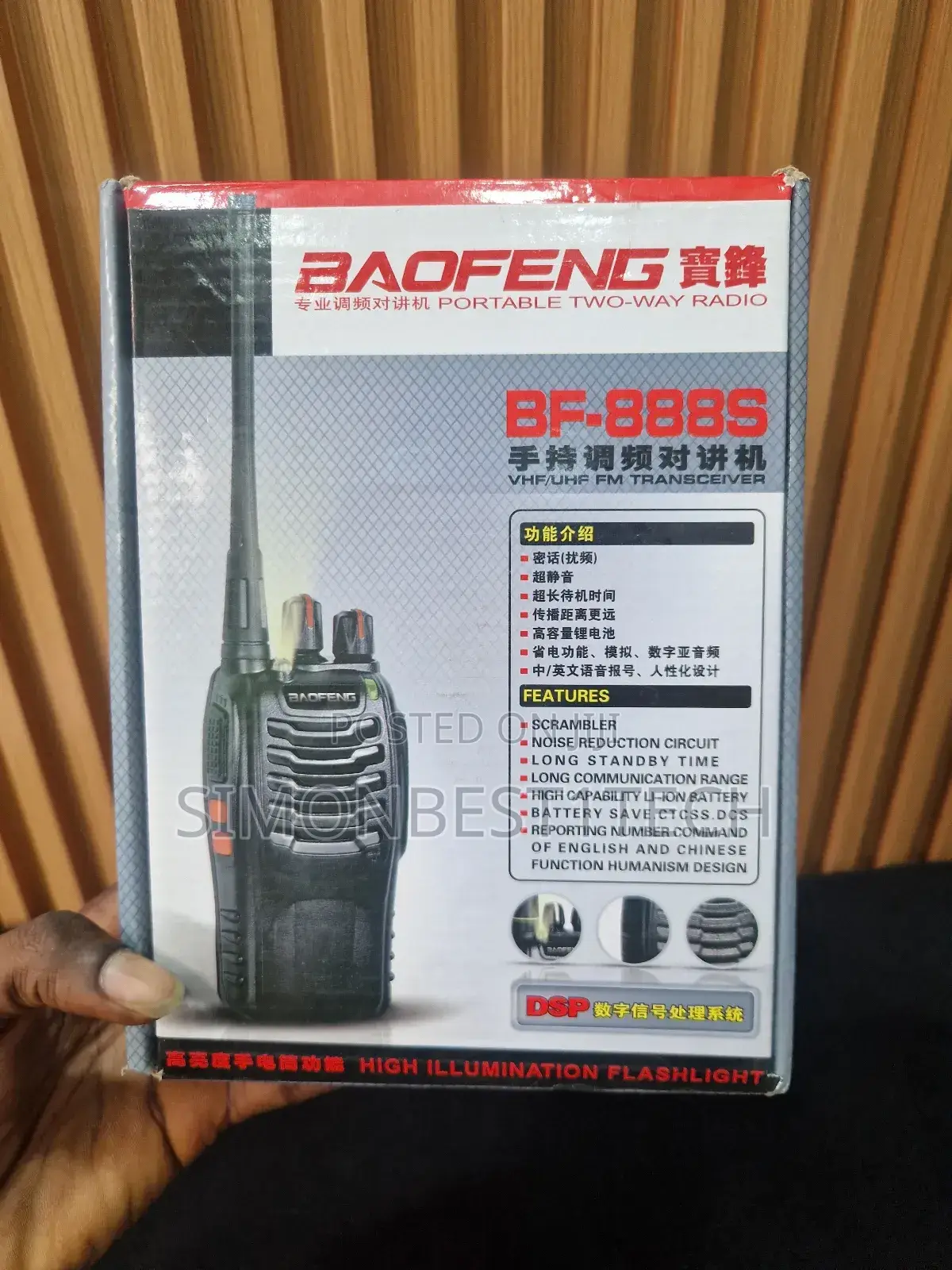 Bf.888s Baofeng Working Talking 2 in 1