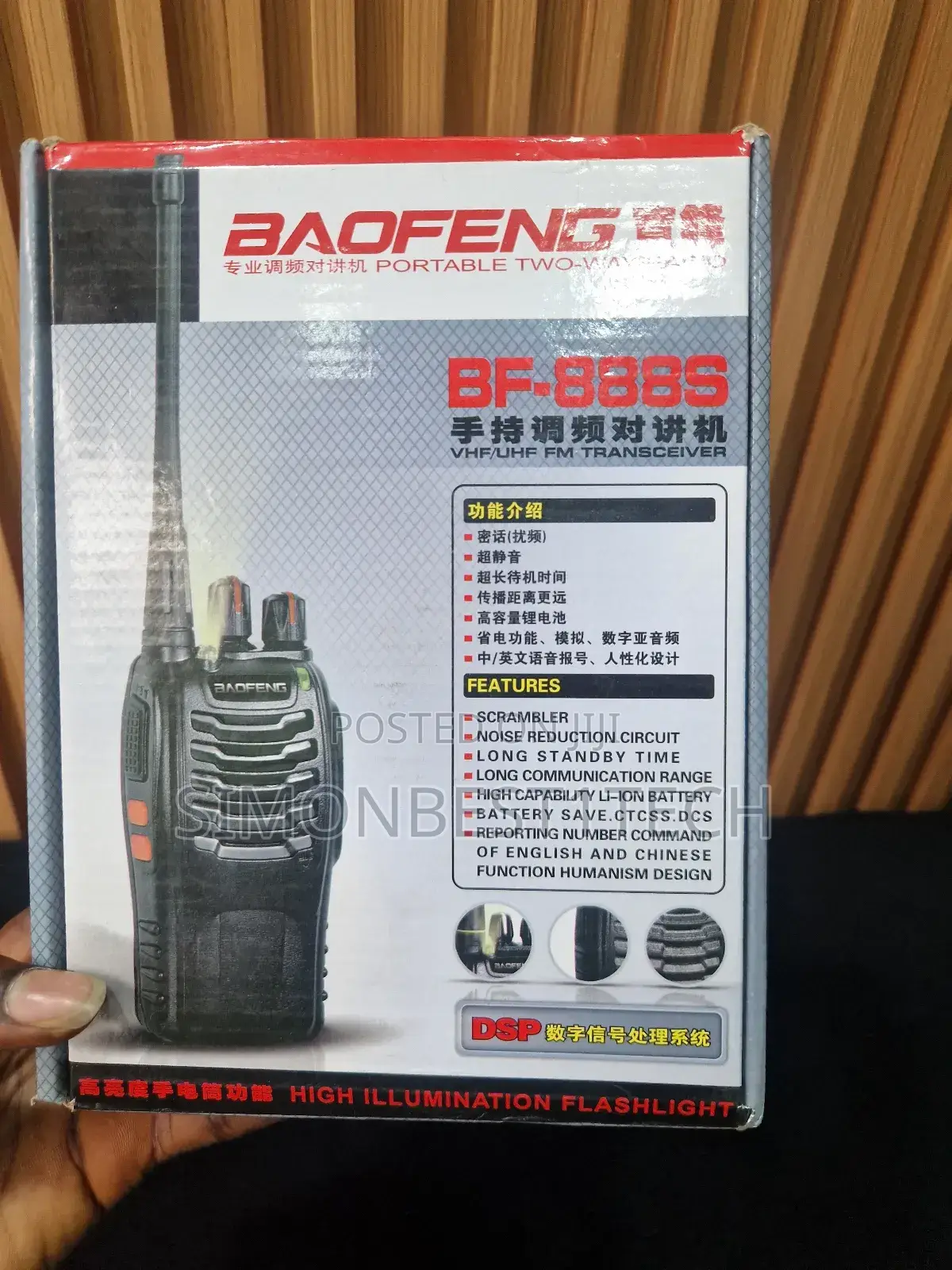 Bf.888s Baofeng Working Talking 2 in 1