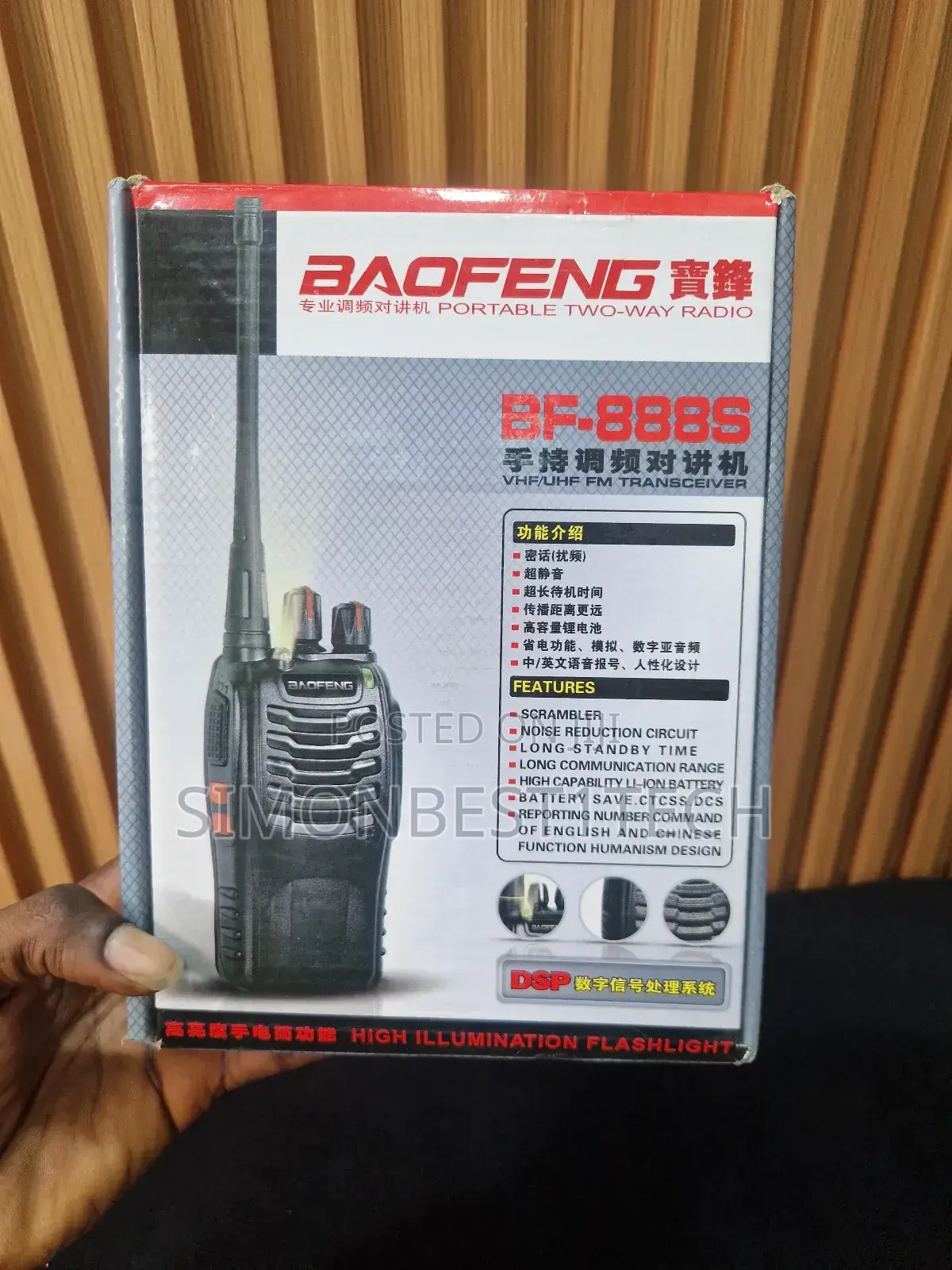 Bf.888s Baofeng Working Talking 2 in 1