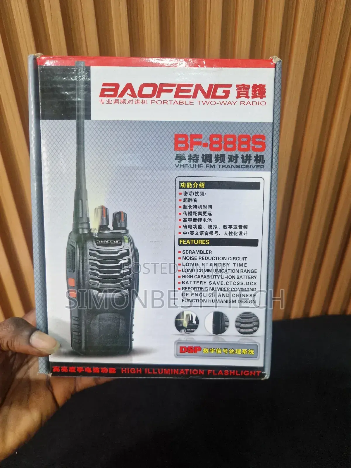 Bf.888s Baofeng Working Talking 2 in 1