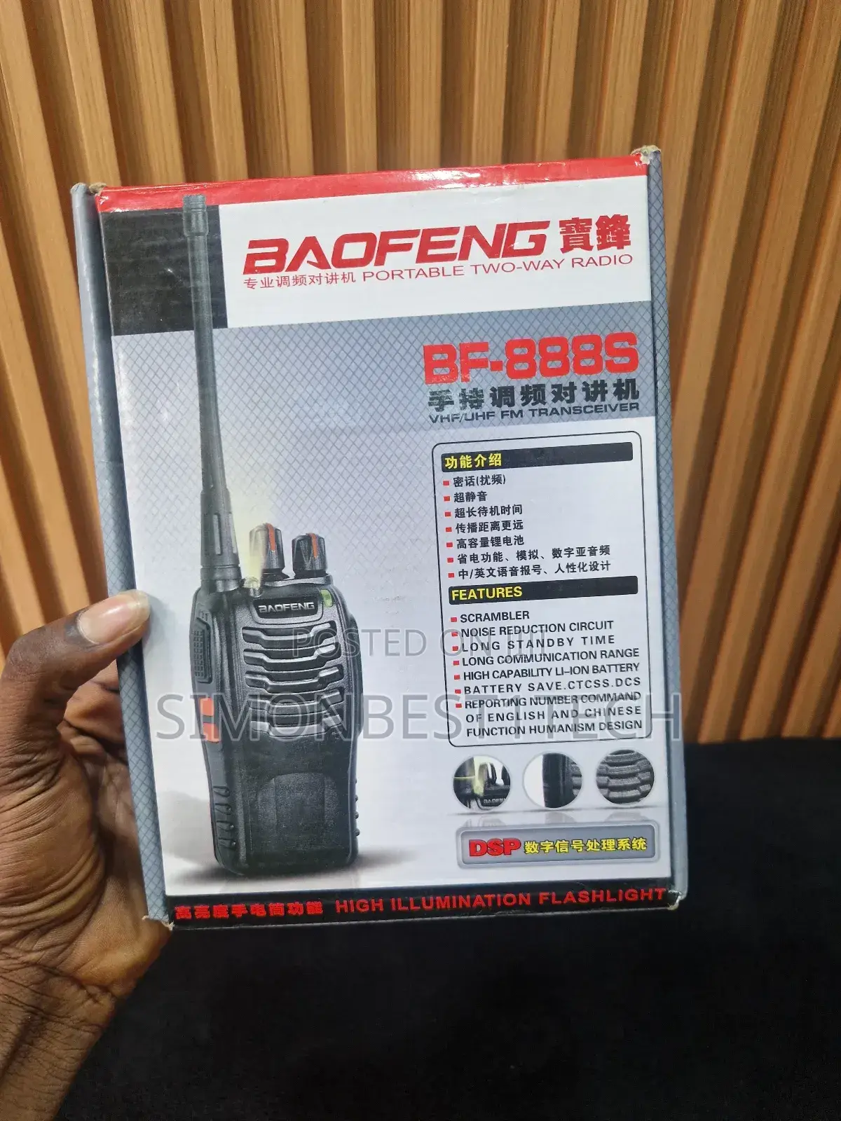 Bf.888s Baofeng Working Talking 2 in 1