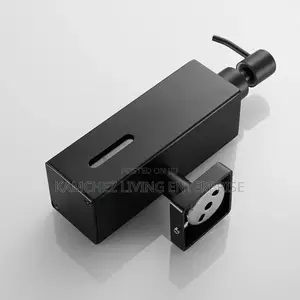 Matte Black Wall Soap Dispenser – 200ml Refillable Steel