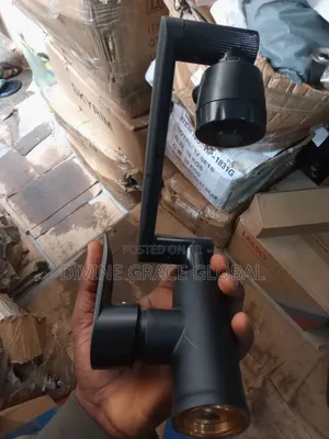 Black Kitchen and Basin Mixer Tap