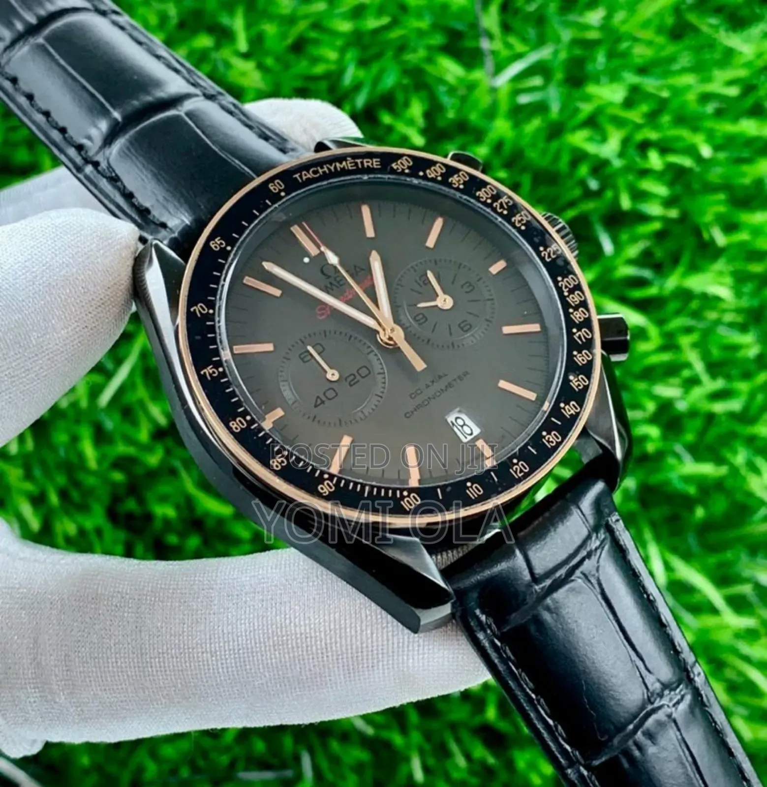 Omega Speedmaster Grey Dial Chronograph Watch