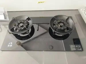 2-Burner Automatic Gas Cooktop – Glass Top + Safety