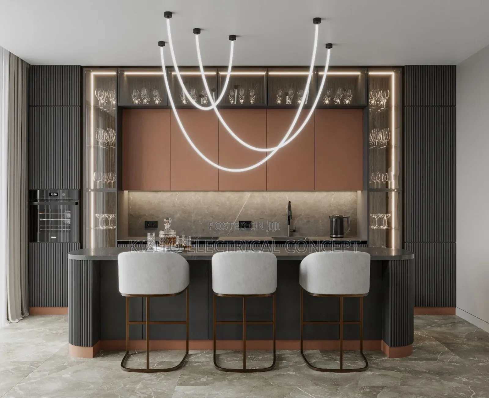 Nodic Led Hose Chandelier