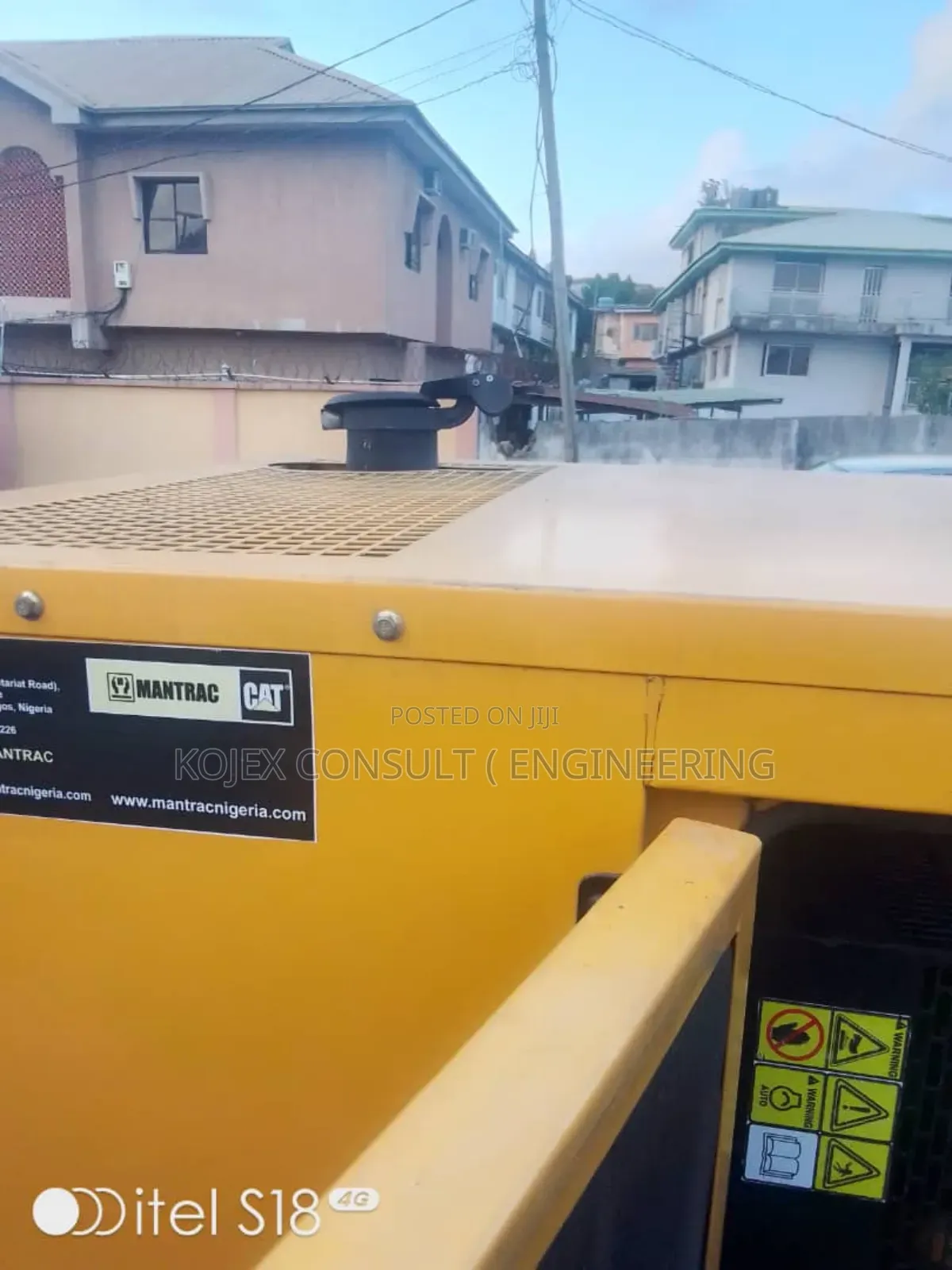 100kva Cat Mantrac Soundproof Generator at 11.8m*