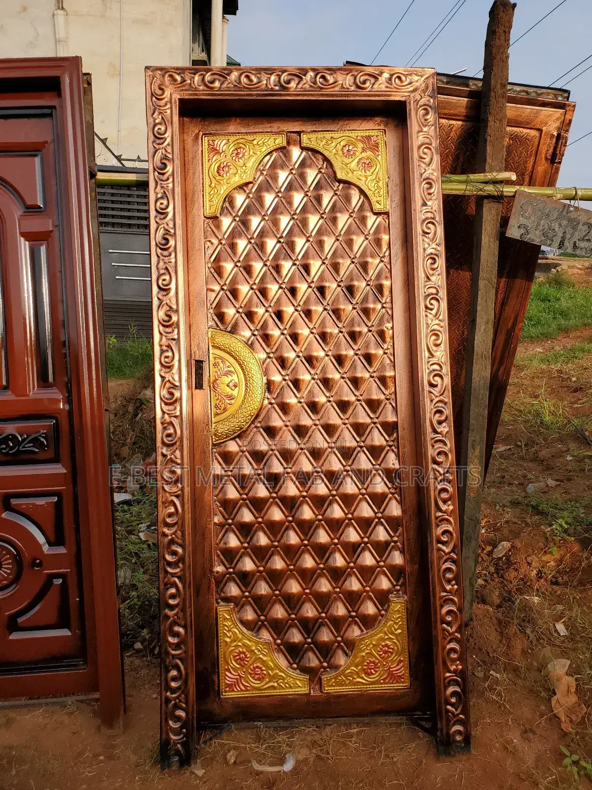 An Exotic Design Single Panel Door