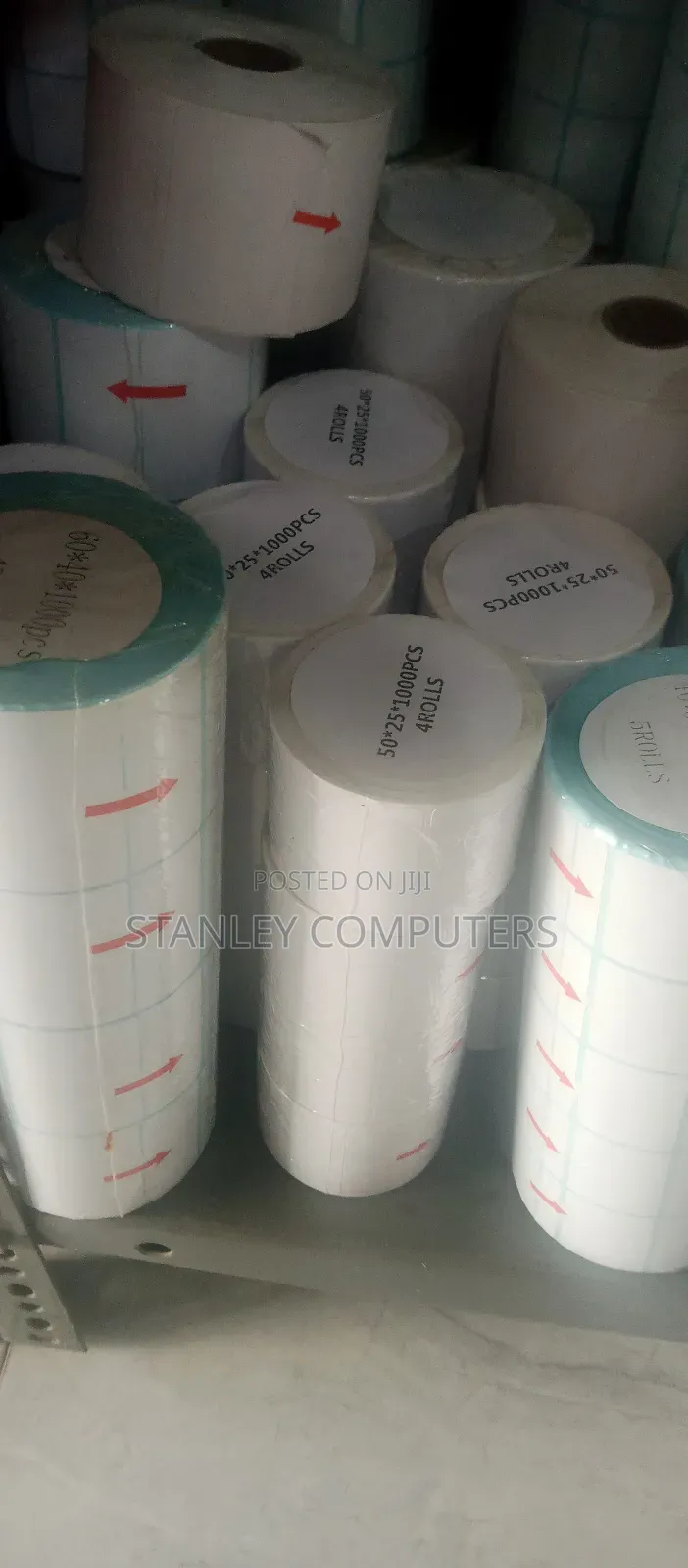 60+40) 50+25) 30+25 Barcode Paper