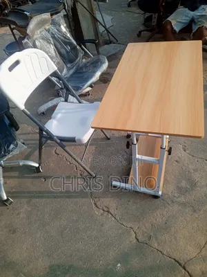 Chair and Adjustable Table