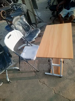 Chair and Adjustable Table