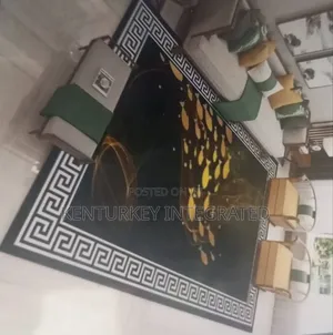 Stylized Design Center Rug for Homes